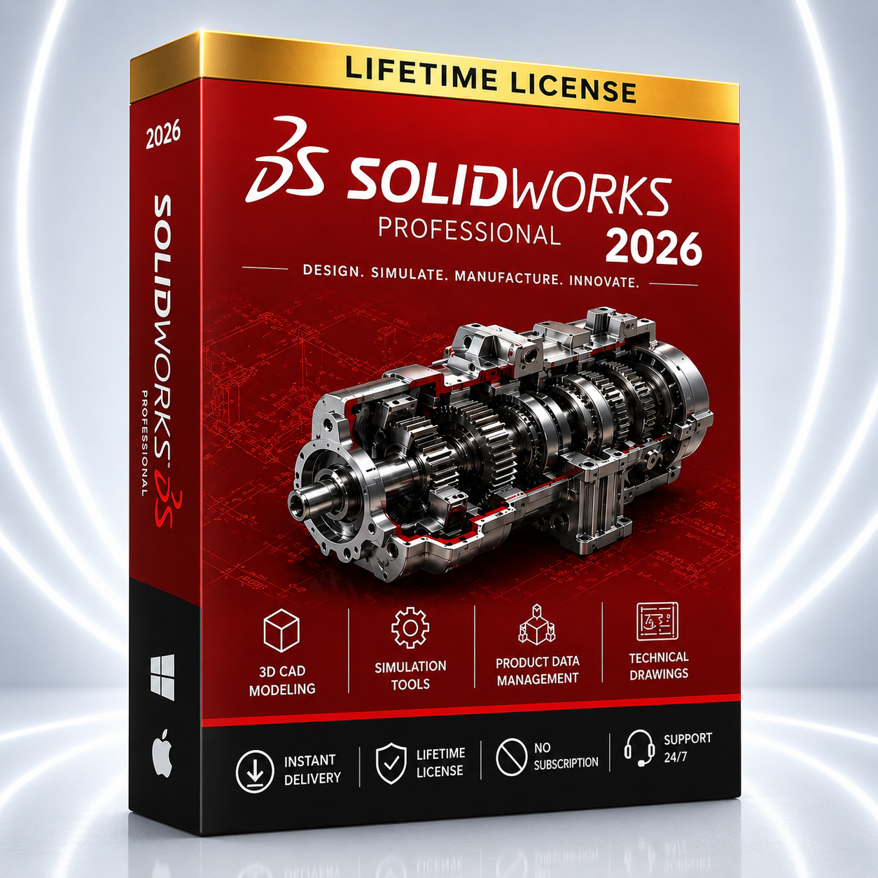 SolidWorks 2026 Software | Lifetime License