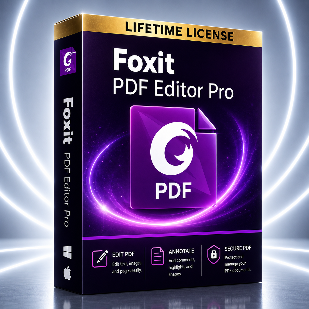 Foxit PDF Editor Pro Software | Lifetime License