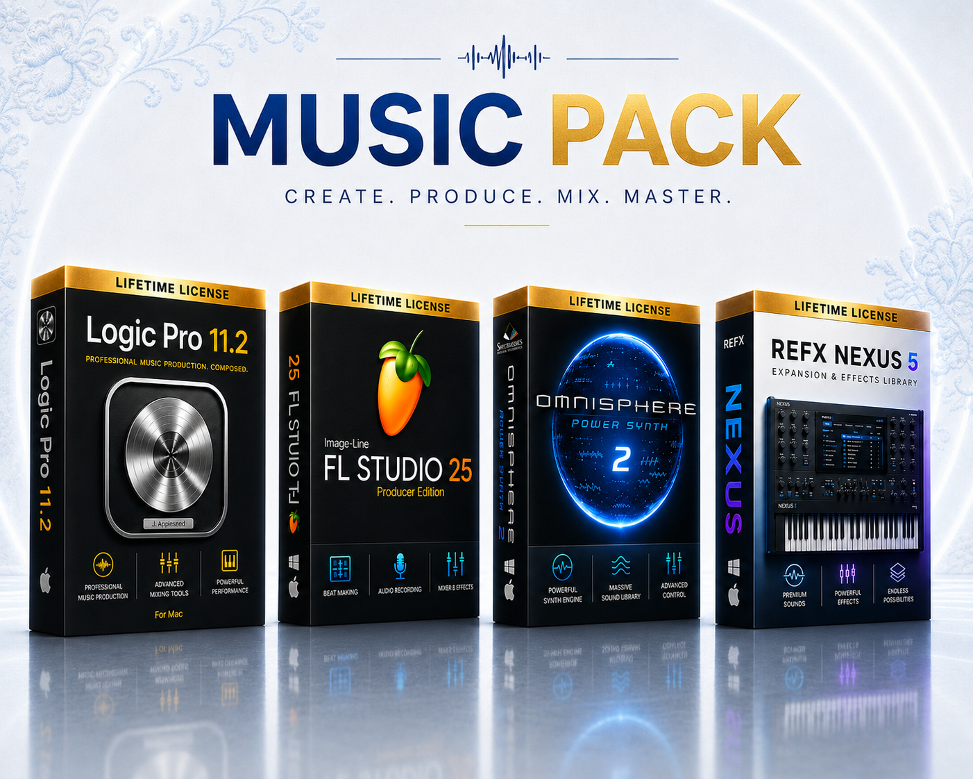 Music Production Pack | Lifetime Licenses - Instant Download